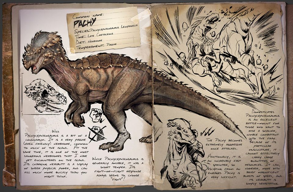 パキケファロサウルス Pachycephalosaurus 評価 Ark魂ーps4版ー